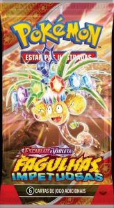 Booster Unitário Português Fagulhas Impetuosas - Pokémon | Original Copag