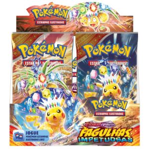 Caixa de Boosters Português Fagulhas Impetuosas - Pokémon | Produto Original Copag