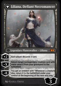 Liliana, Heretical Healer // Liliana, Defiant Necromancer